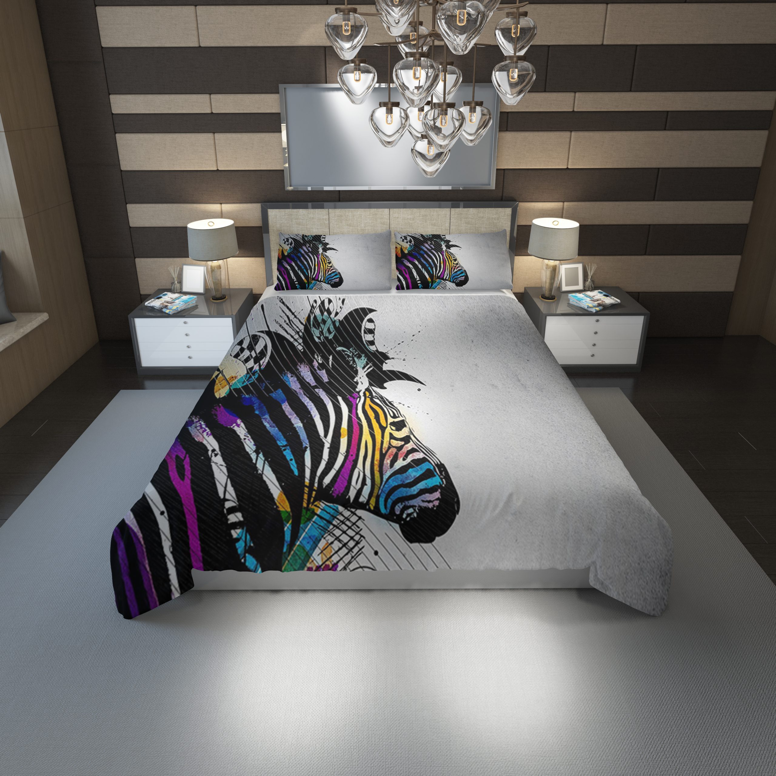 Zebras 37 Duvet Cover and Pillowcase Set Bedding Set Zebras 37 Duvet Cover and Pillowcase Set Bedding Set