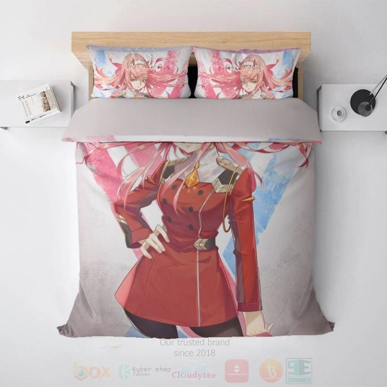 Zero-Two-Darling-In-The-Franxx-Color-Crossover-Anime-Bedding-Set-1