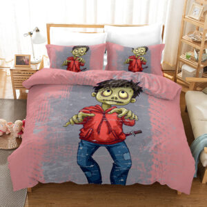 Zomebie Boy 3 Duvet Cover and Pillowcase Set Bedding Set