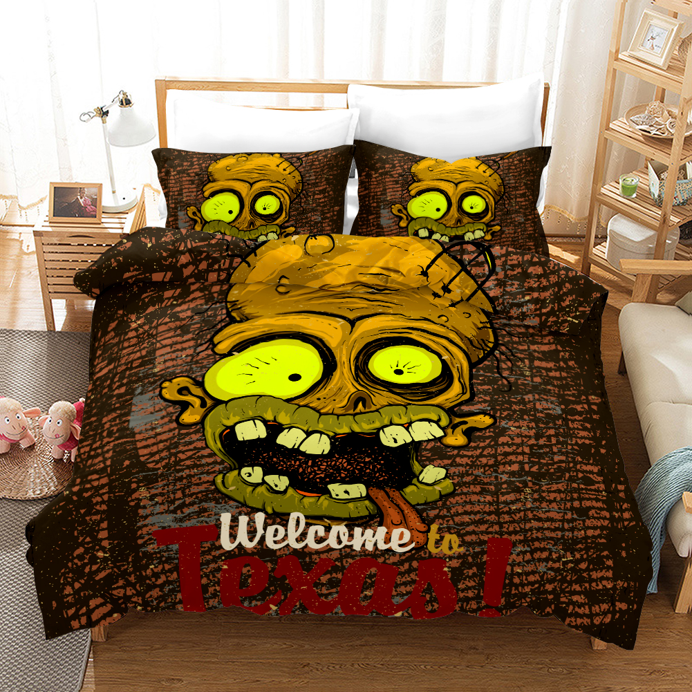 Zomebie Wecome To Texas Duvet Cover and Pillowcase Set Bedding Set Zomebie Wecome To Texas Duvet Cover and Pillowcase Set Bedding Set