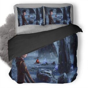 Zone 6 Waiting Hh Duvet Cover and Pillowcase Set Bedding Set