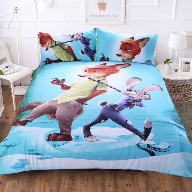 Zootopia 221 Duvet Cover and Pillowcase Set Bedding Set Zootopia 221 Duvet Cover and Pillowcase Set Bedding Set