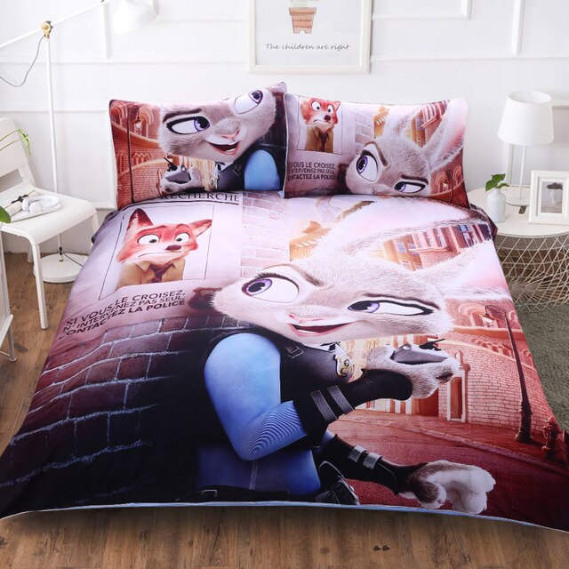 Zootopia 224 Duvet Cover and Pillowcase Set Bedding Set Zootopia 224 Duvet Cover and Pillowcase Set Bedding Set
