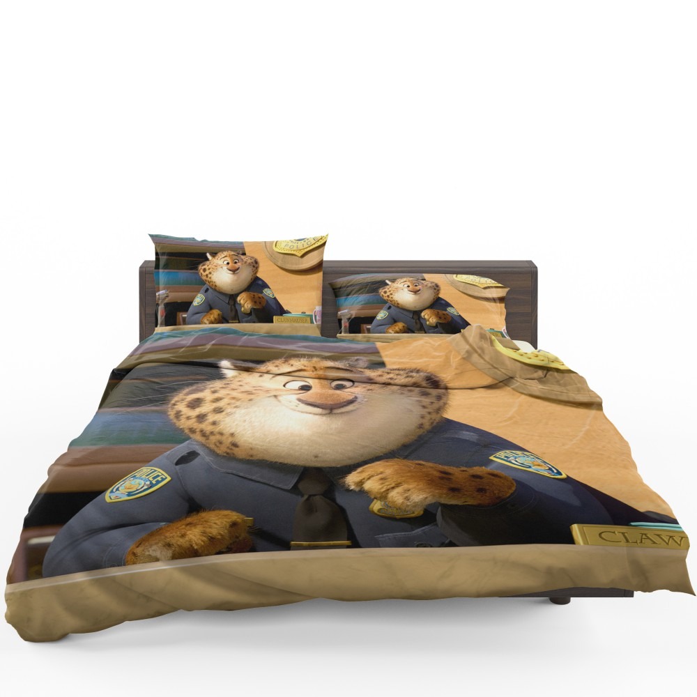 Zootopia Movie Benjamin Clawhauser Bedding Set Zootopia Movie Benjamin Clawhauser Bedding Set