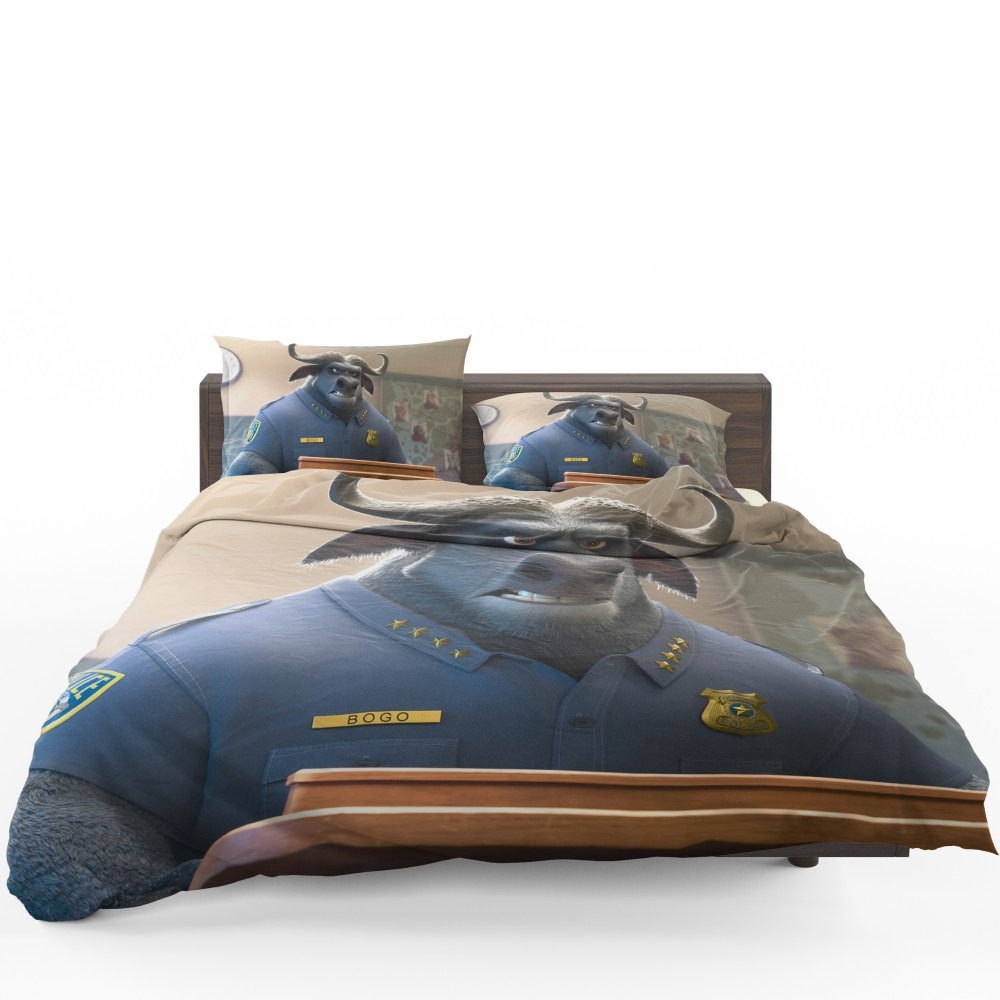 Zootopia Movie Chief Bogo Bedding Set Zootopia Movie Chief Bogo Bedding Set