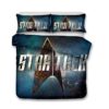 ding Star Trek Printed Duvet Cover and Pillowcase Set Bedding Set