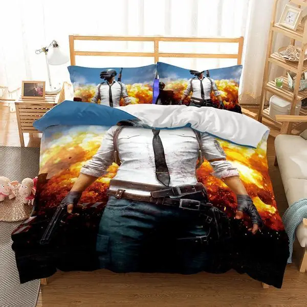 ding Wholesale Game Pubg Printed s Duvet Cover and Pillowcase Set Bedding Set ding Wholesale Game Pubg Printed s Duvet Cover and Pillowcase Set Bedding Set