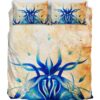 ornament gold Duver Duvet Cover and Pillowcase Set Bedding Set