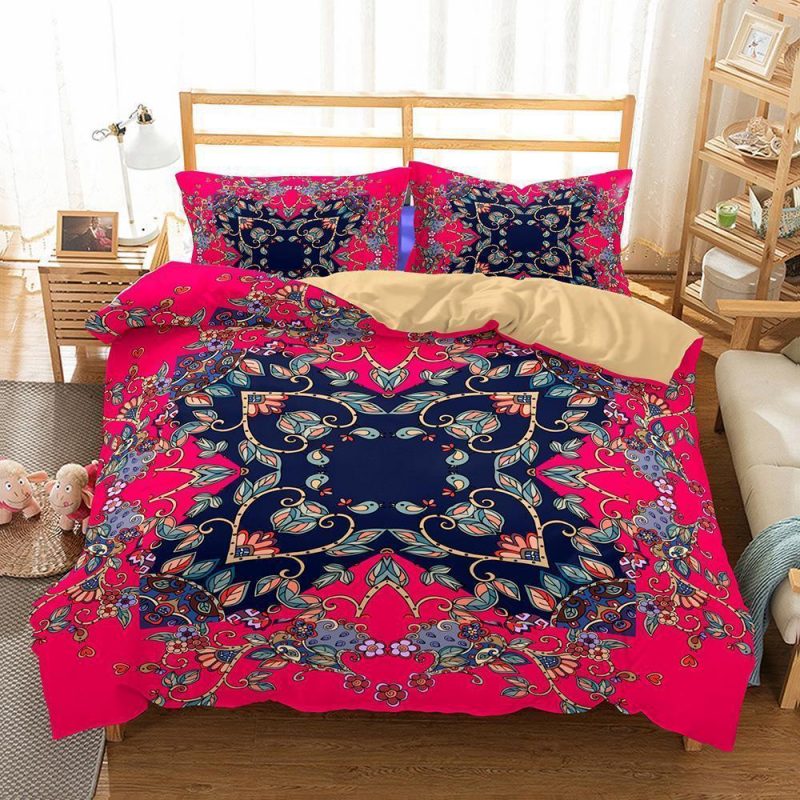 room Home Supplies Bohemian Theme Print Duvet Cover and Pillowcase Set Bedding Set room Home Supplies Bohemian Theme Print Duvet Cover and Pillowcase Set Bedding Set