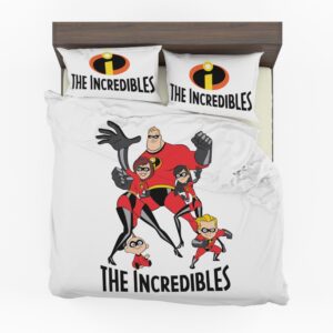 the incredibles Movie themed bedding set