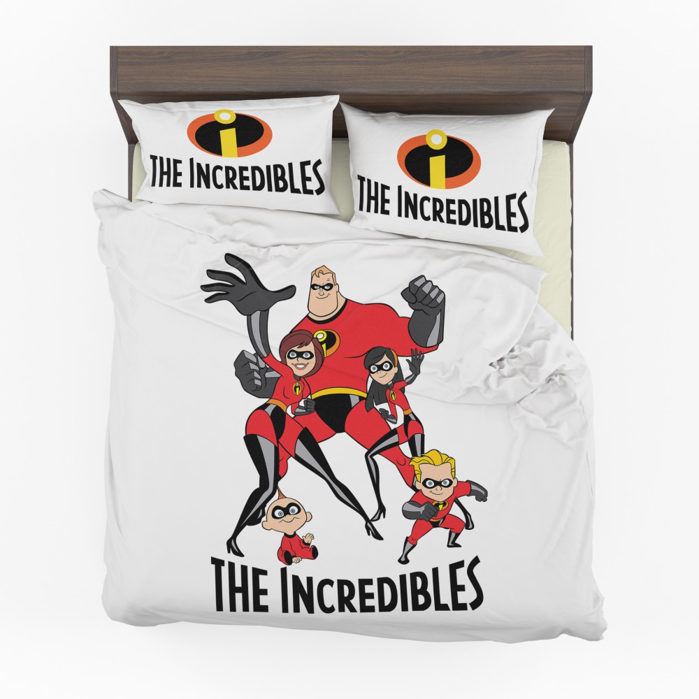 the incredibles Movie themed bedding set the incredibles Movie themed bedding set